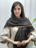 روسری نخی طرح بابونه کد 7013 - Image 3