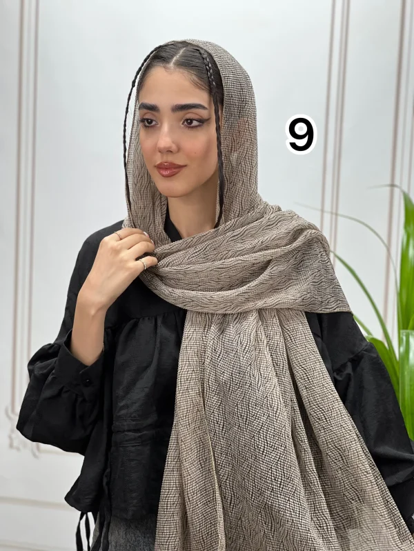 شال شنی وارداتی زبرا کد 4108 - Image 10