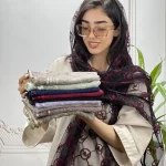 شال  شیشه ای وارداتی MK کد 4107
