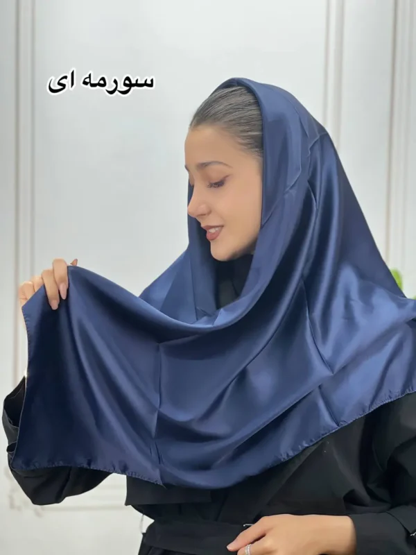 روسری ساتن سلنا کد 7033 - Image 21