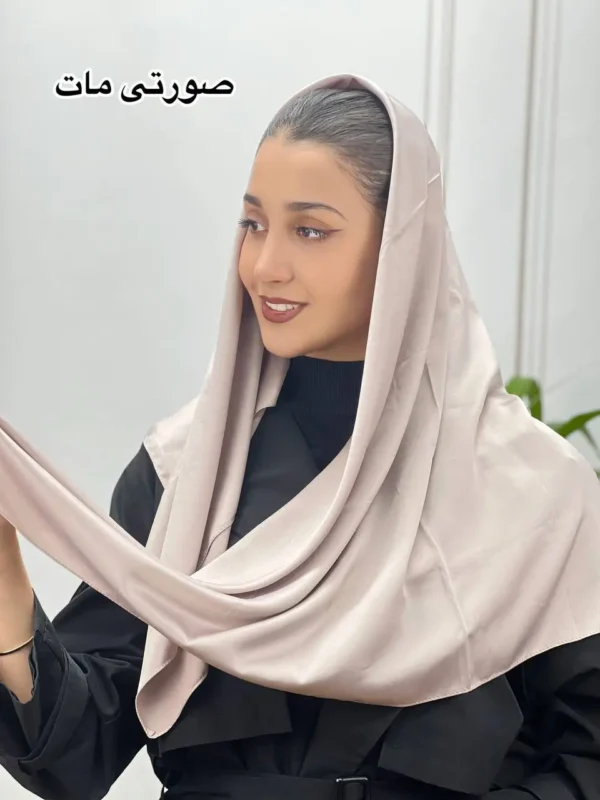 روسری ساتن سلنا کد 7033 - Image 12