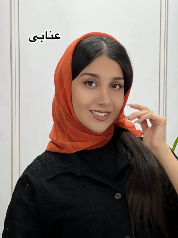 مینی اسکارف حریر ملینا کد 1036 - Image 13