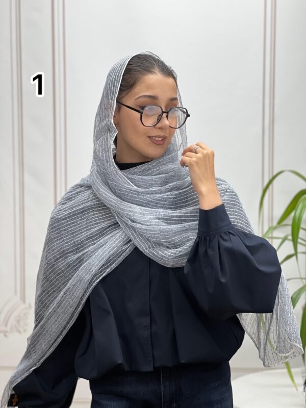 شال ابریشم سیلک وارداتی کد 4223 - Image 2
