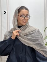 شال ابریشم سیلک وارداتی کد 4223 - Image 3