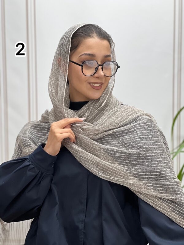 شال ابریشم سیلک وارداتی کد 4223 - Image 3