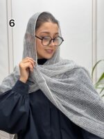 شال ابریشم سیلک وارداتی کد 4223 - Image 7