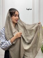 شال نخی درختی دور دانتل کد 4231 - Image 7