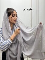 شال نخی درختی دور دانتل کد 4231 - Image 5