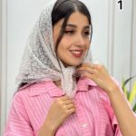 مینی اسکارف مخمل برجسته پلنگی کد 1043
