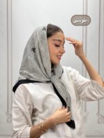 روسری نخ پنبه پاپیون کد 7041 - Image 5