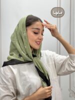 روسری نخ پنبه پاپیون کد 7041 - Image 3
