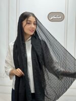 شال پلیسه مربعی وارداتی کد 4259 - Image 4