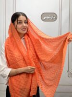 شال پلیسه مربعی وارداتی کد 4259 - Image 5