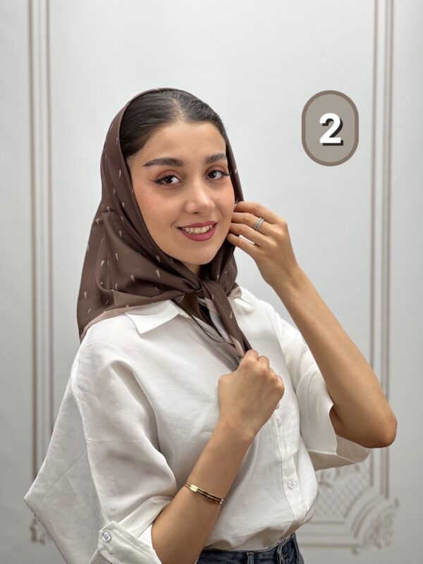 مینی اسکارف میکس موکا کد 1049 - Image 3