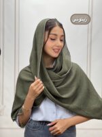 شال پلیسه برشکا دور لمه منگوله دار کد 4283 - Image 16