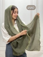 شال دور دانتل گیپوری شاین آتوسا کد 4282 - Image 8