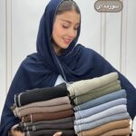 شال پلیسه برشکا دور لمه منگوله دار کد 4283