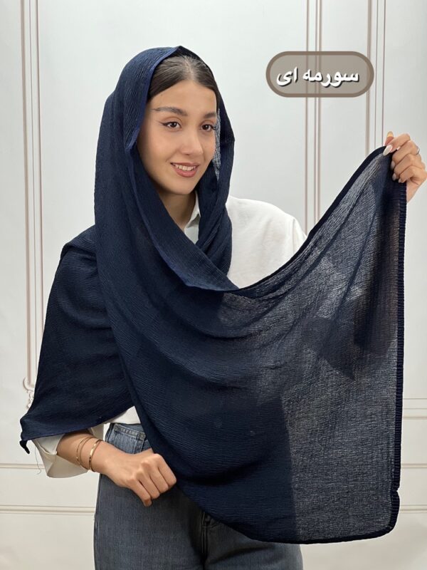 شال پلیسه دورگان دوزی مهوا کد 4286 - Image 11