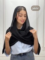 شال پلیسه برشکا دور لمه منگوله دار کد 4283 - Image 2