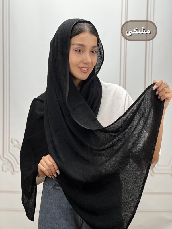 شال پلیسه دورگان دوزی مهوا کد 4286 - Image 2