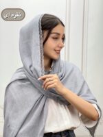 شال دور دانتل گیپوری آذین کد 4281 - Image 4