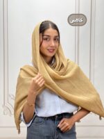 شال پلیسه برشکا دور لمه منگوله دار کد 4283 - Image 11